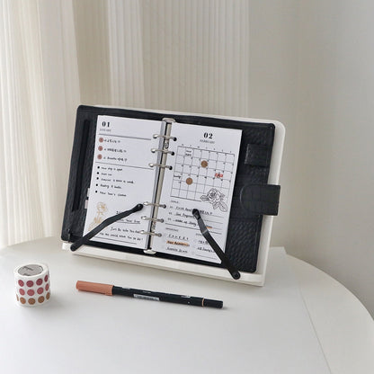 Printed Undated Monthly Overview Planner Inserts | 12 Sheets | mo2p | Personal A5 A6 | 6 Rings Planner | Binder Refills