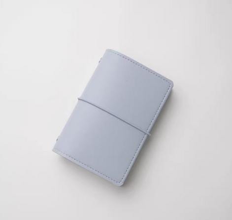 A7 Portable Vegan Leather 6 Ring Binder Planner | Mini Loose Leaf Binder | Daily Weekly Monthly Planner Journal | 2025 Refillable Planner