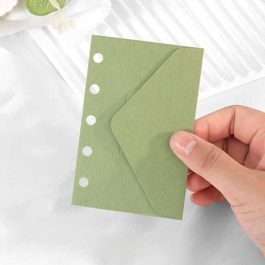 M5 5 Ring Binder Envelope | Colored Envelopes | M5 A8 Planner Sticker Organizer | Refillable Binder Planner Refills Inserts Accessories