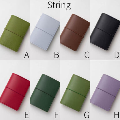 A7 Portable Vegan Leather 6 Ring Binder Planner | Mini Loose Leaf Binder | Daily Weekly Monthly Planner Journal | 2025 Refillable Planner