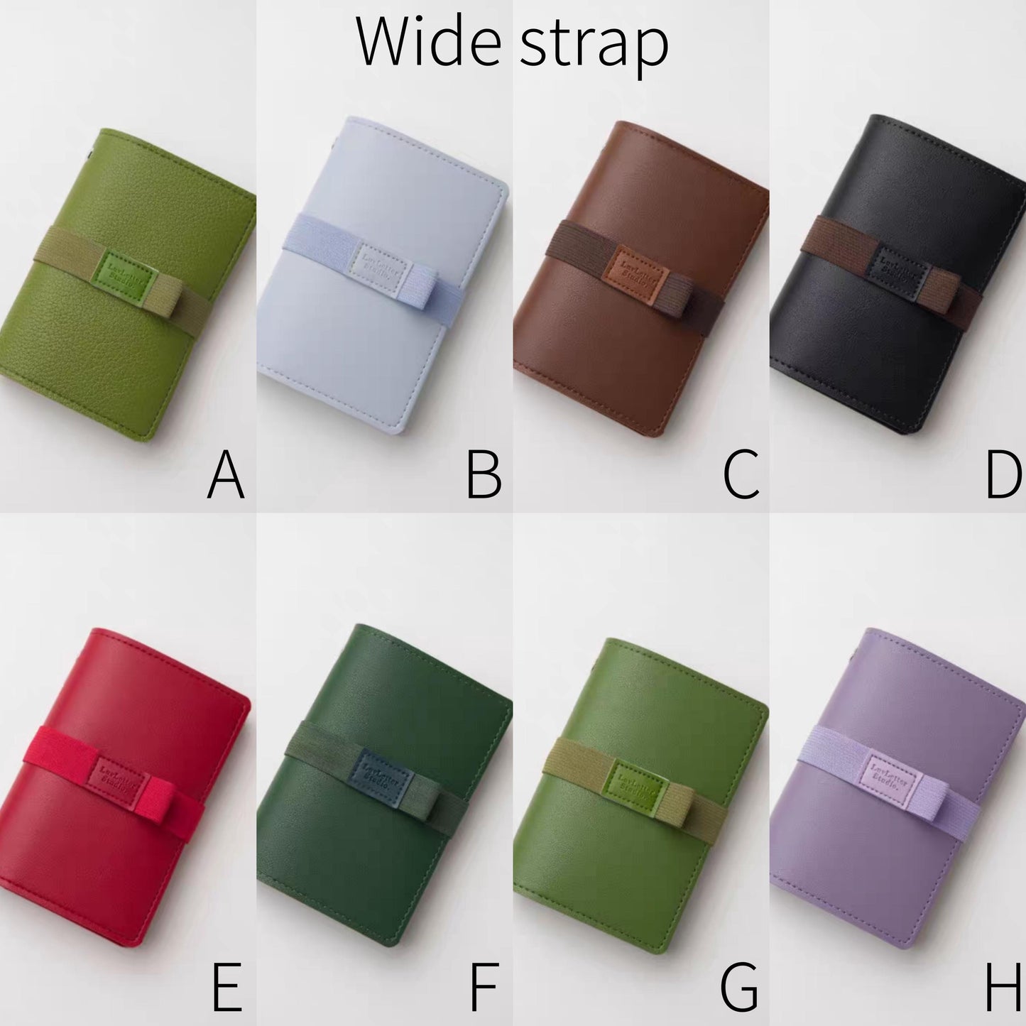 A7 Portable Vegan Leather 6 Ring Binder Planner | Mini Loose Leaf Binder | Daily Weekly Monthly Planner Journal | 2025 Refillable Planner