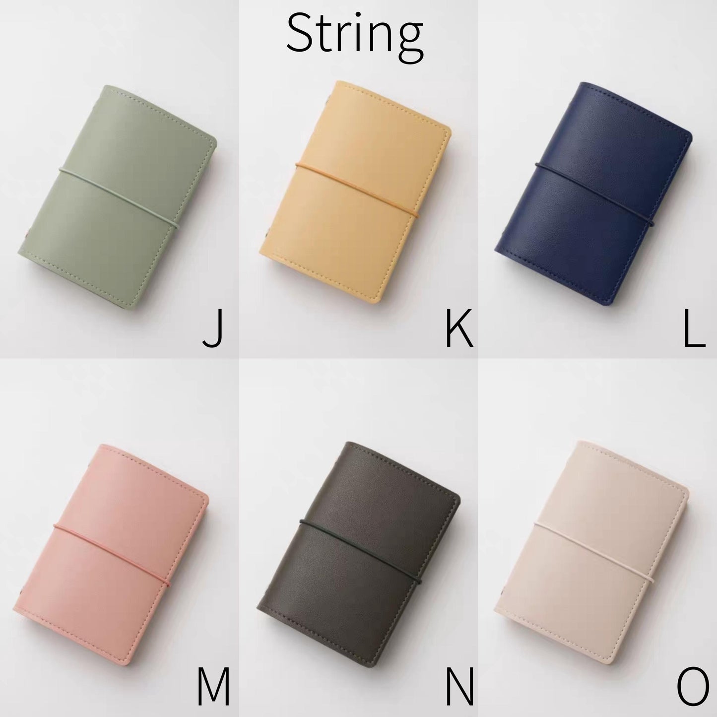 A7 Portable Vegan Leather 6 Ring Binder Planner | Mini Loose Leaf Binder | Daily Weekly Monthly Planner Journal | 2025 Refillable Planner