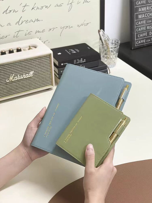 A5 A7 6 Ring Planner Binder Notebook | Card Holder | Refillable Notebook Journal |  Portable Diary Planner Organizer Business Office