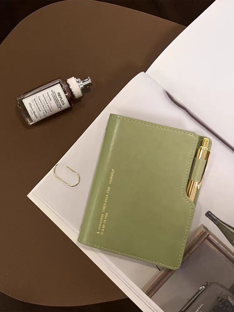 A5 A7 6 Ring Planner Binder Notebook | Card Holder | Refillable Notebook Journal |  Portable Diary Planner Organizer Business Office