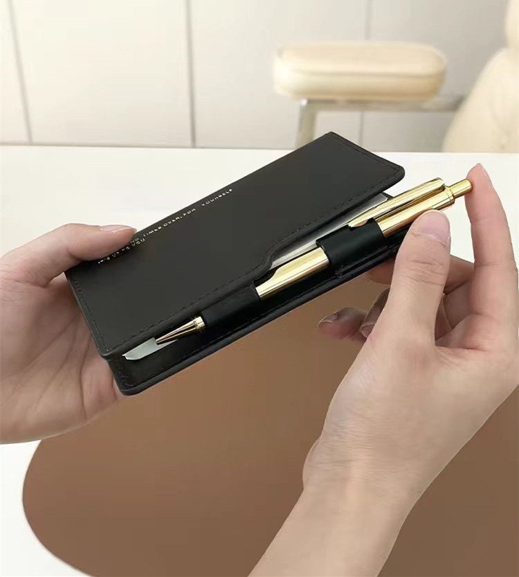 A5 A7 6 Ring Planner Binder Notebook | Card Holder | Refillable Notebook Journal |  Portable Diary Planner Organizer Business Office