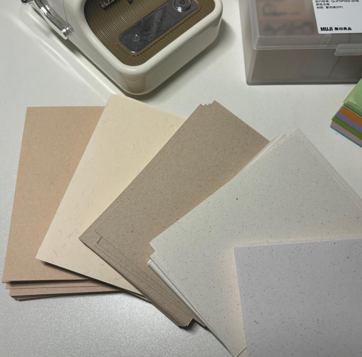 Special Material Paper | A4 A5 B5 A6 M5 A7 Personal Paper | Bullet Journal | School Office Supplies | Paper for Artist and Creativity