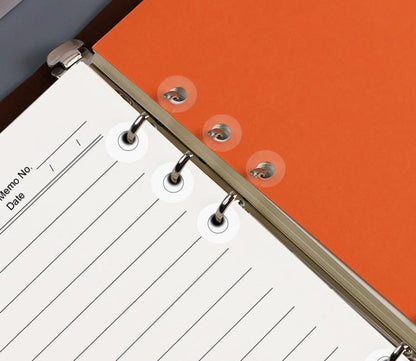 Loose Leaf Paper Round Hole Protector Stickers | Transparent Binder Hole Protector | 6 Hole Binder Planner Accessories