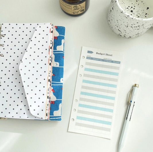 Cash Envelope Budgeting Sheets | Money Tracker | Budget Inserts | Budget Planner