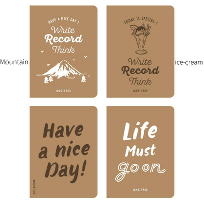 M5 A8 Kraft Paper Loose-leaf Binder | M5 5 Ring Binder Cover | Portable Journal Diary Agenda Notebook  | Refillable Planner Organizer