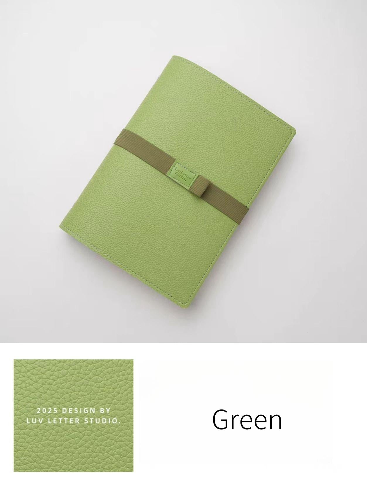 A5 Vegan Leather 6 Ring Binder Planner | Loose Leaf Binder |  Planner Journal | 2025 Refillable Planner | Journal Diary Agenda Notebook