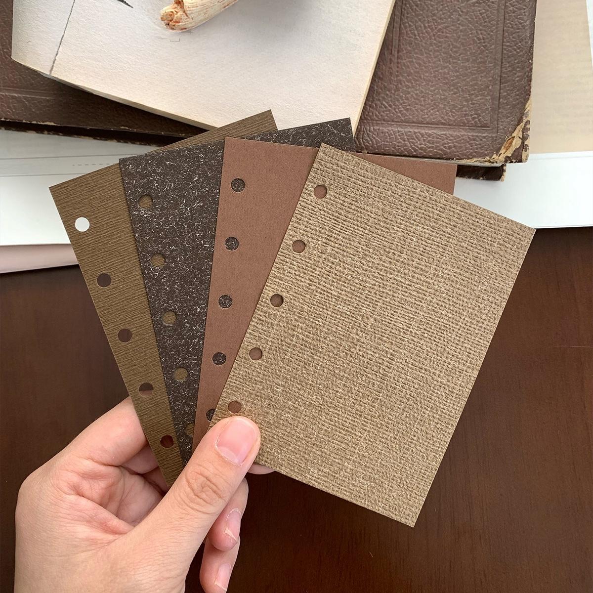 M5 Size Planner Inserts | Planner Refills | Material Paper | Textured Paper for Writing Drawing Journaling Scrapbooking