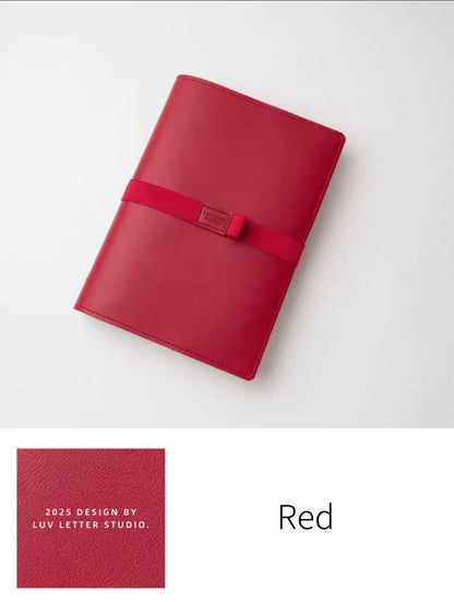 A5 Vegan Leather 6 Ring Binder Planner | Loose Leaf Binder |  Planner Journal | 2025 Refillable Planner | Journal Diary Agenda Notebook