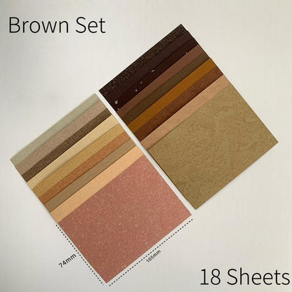 M5 Size Planner Inserts | Planner Refills | Material Paper | Textured Paper for Writing Drawing Journaling Scrapbooking