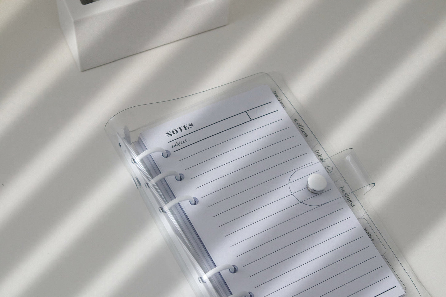 Lined Notes Planner Inserts | 20 Sheets | Note Taking | Personal A5 A6 | 6 Rings Planner | Binder Refills