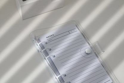 Lined Notes Planner Inserts | 20 Sheets | Note Taking | Personal A5 A6 | 6 Rings Planner | Binder Refills