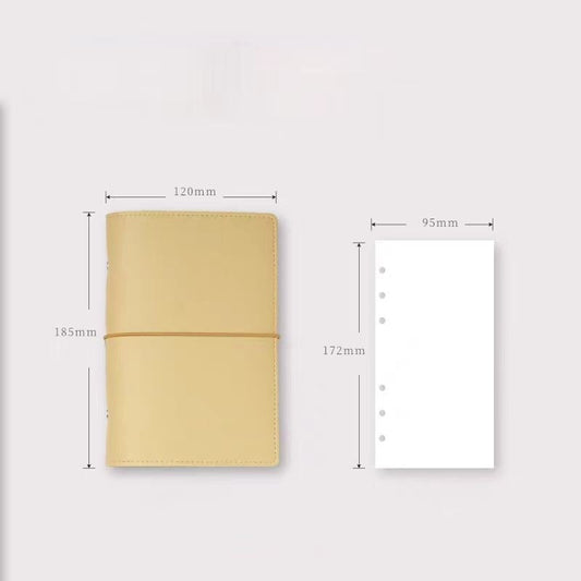 2025 Personal A6 PU Leather 6 Ring Binder |  Planners | Journal Diary Agenda Planner | Gift for Her | School Office Stationery