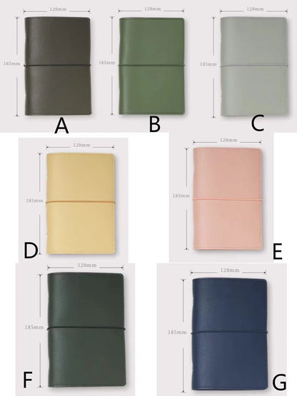 2025 Personal A6 PU Leather 6 Ring Binder |  Planners | Journal Diary Agenda Planner | Gift for Her | School Office Stationery