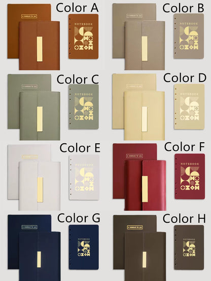2025 PU Leather 6 Ring Binder | A5 Personal A7 Pocket Planners | Journal Diary Agenda Planner | Gift for Her | School Office Stationery