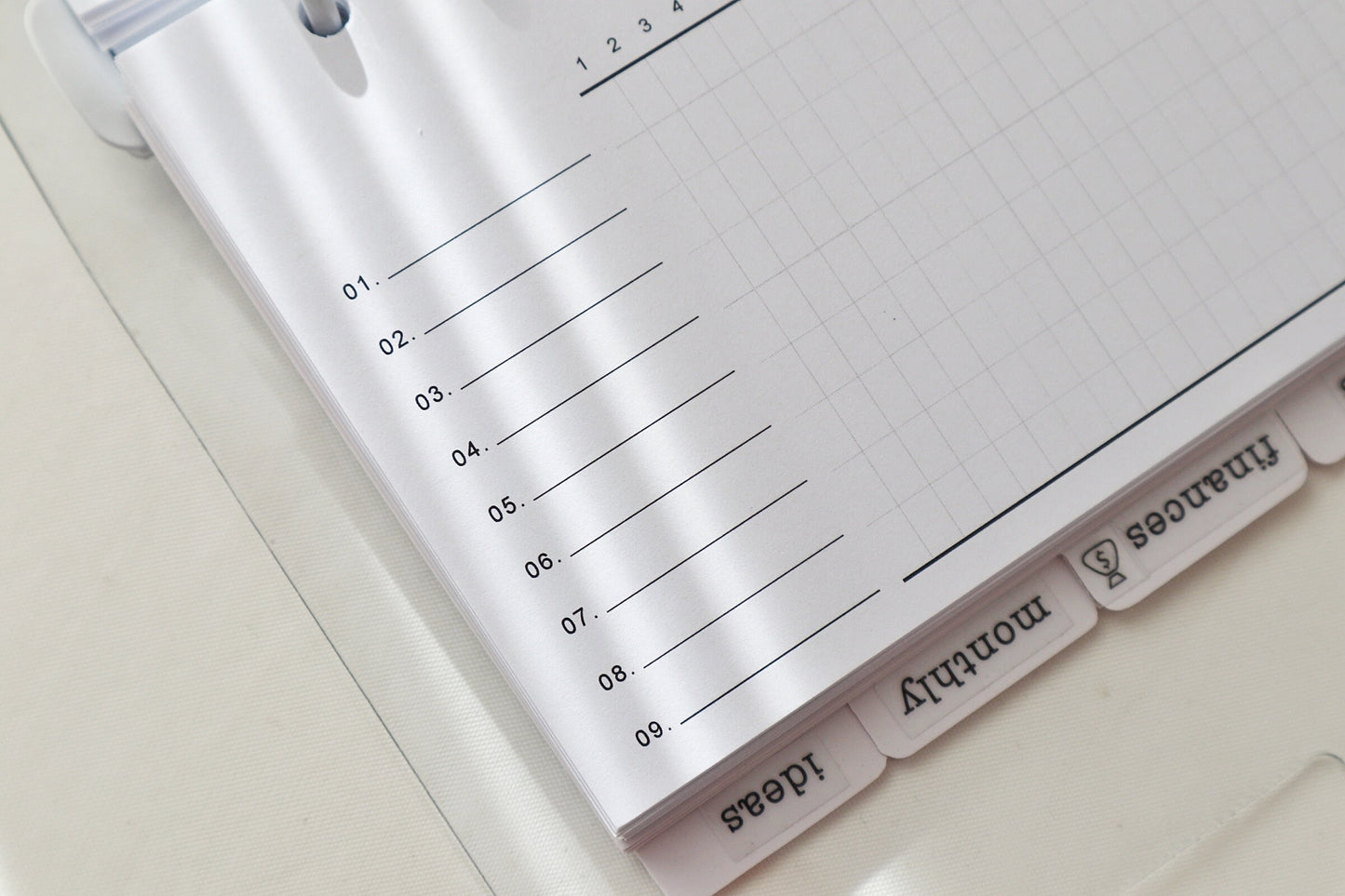Printed Minimal Habit Tracker Planner Inserts | 20 Sheets | Habit Planner | Personal A5 A6 | 6 Rings Planner | Binder Refills