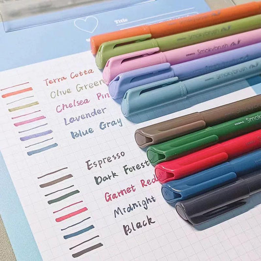 Zebra Smokybrush Pens Set  / Brush Pen Set / Soft Brush Pen / Calligraphy brush