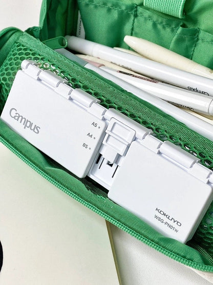 Kokuyo Precision 8 Holes Ring Binder Hole Punch | B5 A5 A4 | DIY Hole Punching Tool | Portable Loose Leaf Paper Hole Punch | Paper Binding