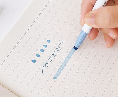 KOKUYO Stamp Line Highlighter | Dual Tip Pen | Marker Pen Set |  Study Supplies