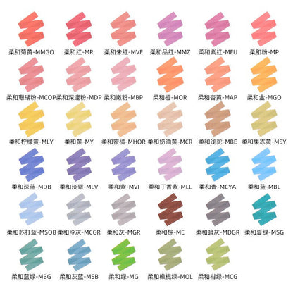 Limited Edition Full 35 Colors Zebra Mildliner Highlighter  |  Double-Sided Highlighter Pen Set | Japanese Pens | Study School Supplies