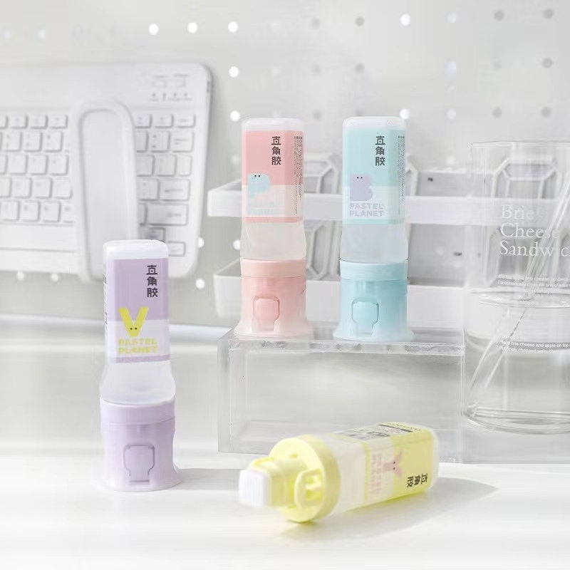 Square Glue Stick | Clear & Strong Glue | Scrapbooking Kids Craft Supplies