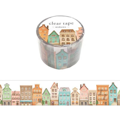 Mind Wave Decorative PET Tape | Midtown Girl's Closet | Japanese PET Masking Tape | Cute Planner Journal Collage Scrapbooking Supplies