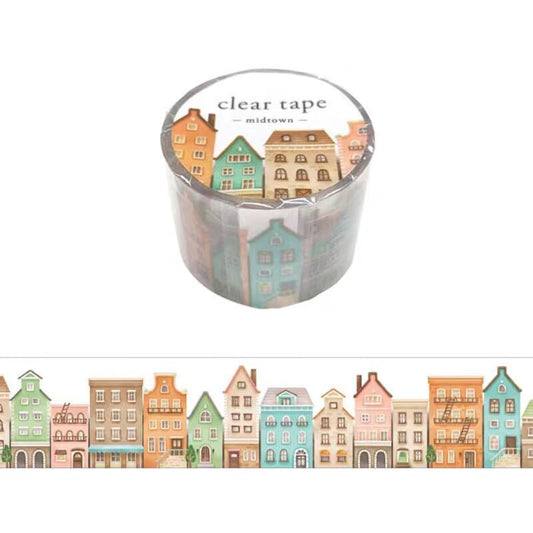 Mind Wave Decorative PET Tape | Midtown Girl's Closet | Japanese PET Masking Tape | Cute Planner Journal Collage Scrapbooking Supplies