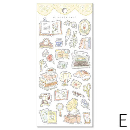 Mind Wave Drawing Life Japanese Stickers | Fashion Flower Food Travel Room Animal  Decorative Stickers | Planner Journal Collage Supplies