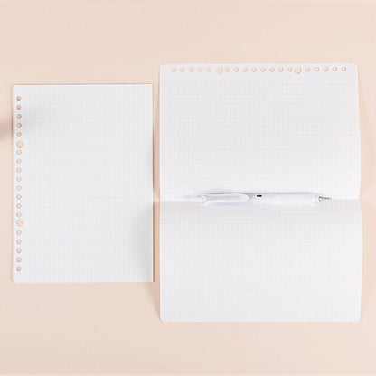 KOKUYO Campus Folding Loose Leaf Paper | 20 26 Holes Smart Ring Binder  | A5 B5 Refill Paper | Study Supplies