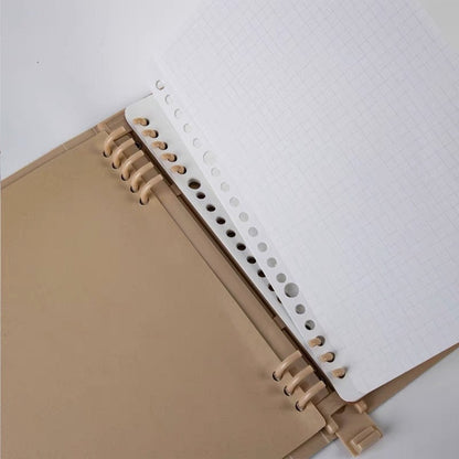 KOKUYO Campus Folding Loose Leaf Paper | 20 26 Holes Smart Ring Binder  | A5 B5 Refill Paper | Study Supplies