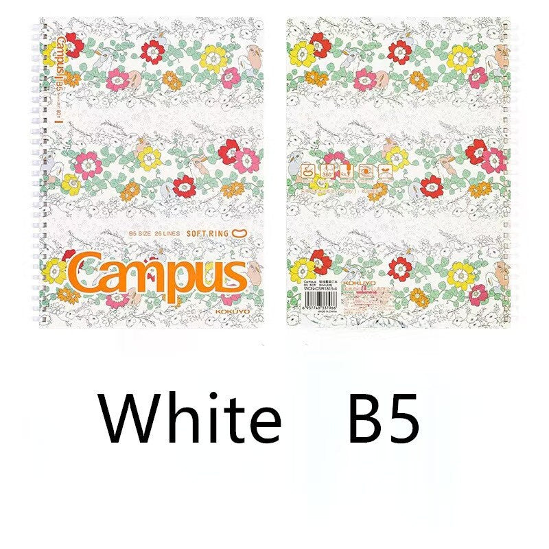 KOKUYO Campus Soft Binder Ring Notebook | B5 A5 | Smart Ring Binder  | Study Supplies | Japanese Notebook