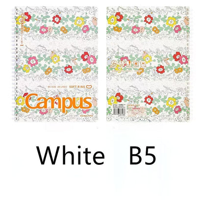 KOKUYO Campus Soft Binder Ring Notebook | B5 A5 | Smart Ring Binder  | Study Supplies | Japanese Notebook