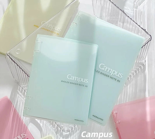 KOKUYO Slim 4 Holes Binder Notebook | B5 A5 | Smart Ring Binder  | Study Supplies | Writing Journal ｜Japanese Stationery