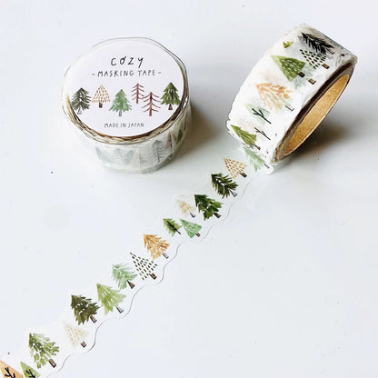 Mind Wave Cozy Series Decorative Janpanese Washi Tape | Die-cut Tape | Flower Animal Star | Collage Planner Journal Scrapbooking Supplies