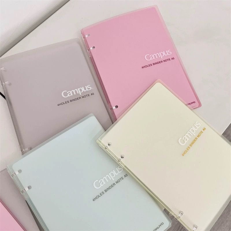 KOKUYO Slim 4 Holes Binder Notebook | B5 A5 | Smart Ring Binder  | Study Supplies | Writing Journal ｜Japanese Stationery