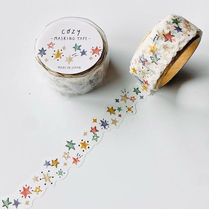 Mind Wave Cozy Series Decorative Janpanese Washi Tape | Die-cut Tape | Flower Animal Star | Collage Planner Journal Scrapbooking Supplies
