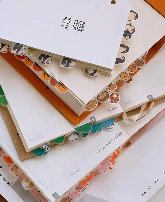 Cute Animal Index Sticker | Page Flags | Page Markers | Sticky Tabs | Planner Accessory Supplies