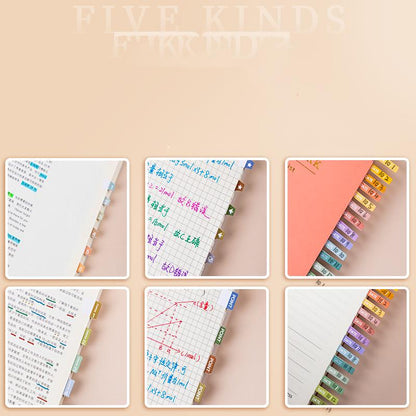 155pcs Colorful Index Stickers | Planner Sticker Pack | Index Sticker | Page Flags | Page Markers | Sticky Tabs | Planner Accessory Supplies