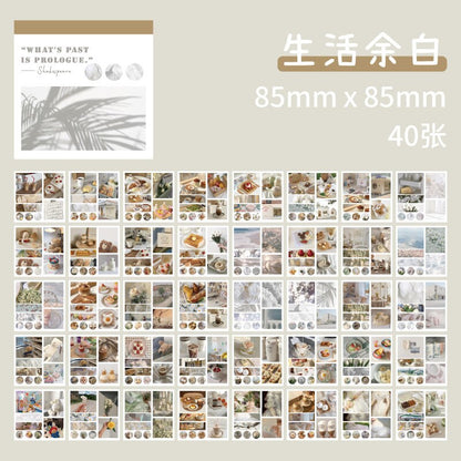 Ins Beautiful Scenery Sticker Book | Planner Sticker Kit | Junk Journal