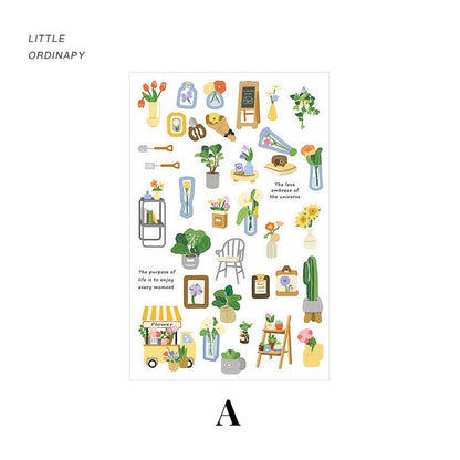 Daily Life Sticker Sheets |  Planner Stickers | Junk Journal | Die Cut Stickers