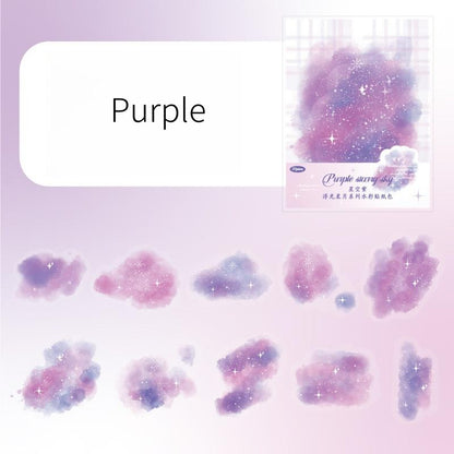 Watercolor Smudge Sticker | Blended Background Stickers | Planners Bullet Journals Junk Journals Collage Scrapbooking Supplies Accessories