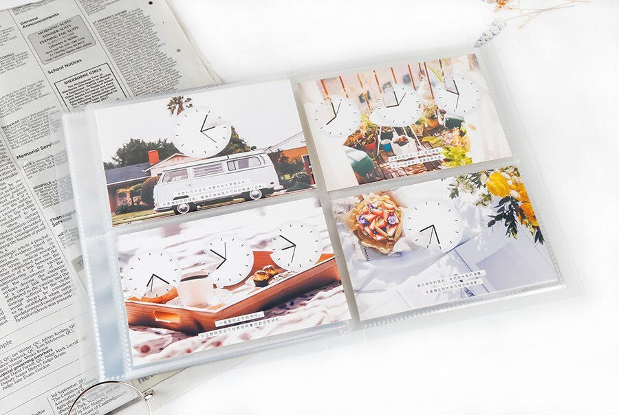 Clear Sticker Photo Storage Album  |  Cutting Dies Storage Album | Sticker Album | 5''x3.5''