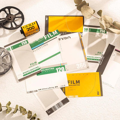 94pcs Vintage Film Theme Material Pack | Memory Keeper | Collage Kit | Junk Journal Starter | Bullet Journaling | Scrapbooking DIY Album