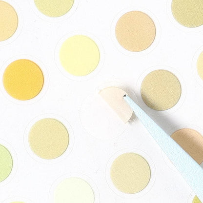 6pcs Colorful Dot Round Stickers | Must Have Stickers | Planner Basic Stickers | Bujo Collage Journal Accessories Supplies