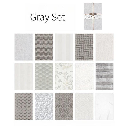 30 Sheets Material Paper | Textured Paper for Writing Drawing Card Making Journaling Scrapbooking｜Junk Journal Collage Starter