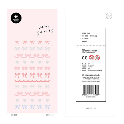 Suatelier Korean Mini Series Stickers | Cute Cat Weather Workout Planner Decorative Stickers | Bujo Journal Collage Scrapbooking Supplies