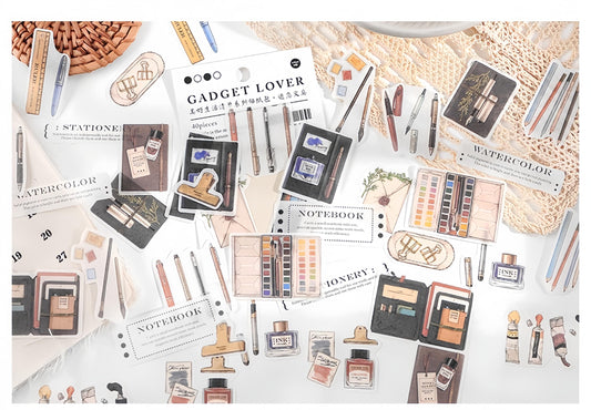 Good Life Decorative Stickers | Beauty Makeup Stationery Perfume |  Scrapbooking Journal Planner Sticker Pack | Die Cut Stickers